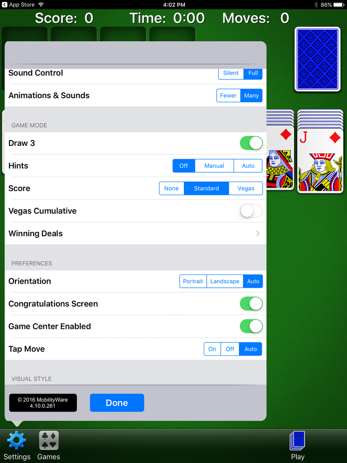 Solitaire by MobilityWare The Classic Game You Love with a Modern